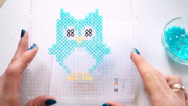 Термомозаика. Как сделать СОВУ из термомозаики смотреть онлайн