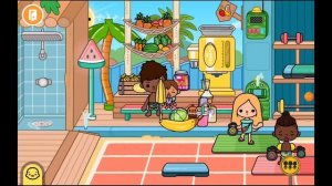 Toca boca. Ева и её семья. || 2 сезон 9 серия ||~♡ Тока бока домик на море и аквапарк ♡~