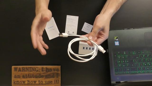 Item review - ORICO Aluminum 4 Port USB 3.0 HUB (Model: M3H4-V1-SV) смотреть онлайн