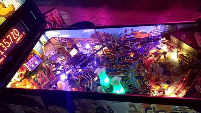 Пинбол Simpsons, музей пинбола GoPinball, Москва смотреть онлайн