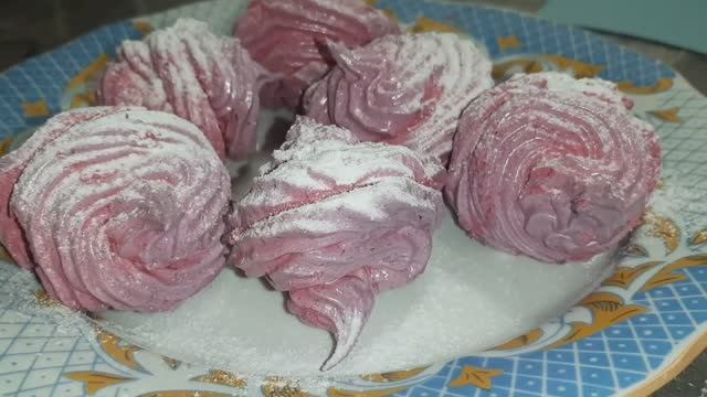 Зефир ягодный. Пошаговый мастер класс рецепт. (720p).mp4