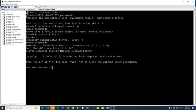 EP.134-how to reset the Admin password without gui access- ZABBIX смотреть онлайн