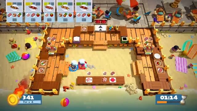 Overcooked! 2 : Surf 'N' Turf смотреть онлайн