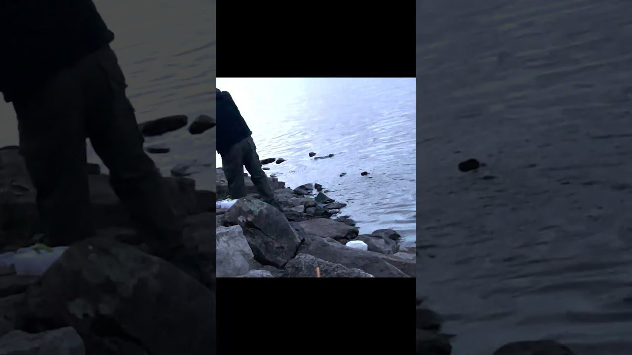 Вот это встреча! Ловля судака #рыбалка #палатка #снежинск #рыба #fishing #север смотреть онлайн