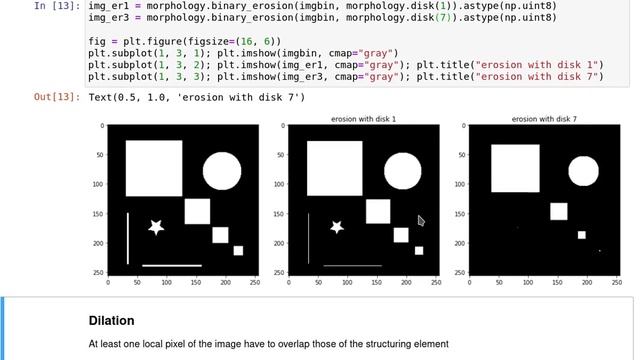 DIP 08 - Mathematical Morphology (2) - Dilation and Erosion in python смотреть онлайн