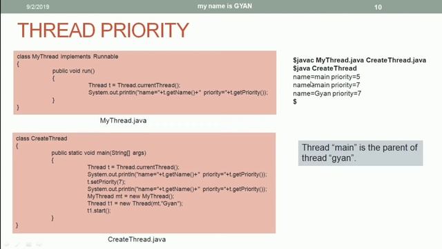 Multithreading in Java | #12 | Thread Priority | getPriority() and setPriority() Methods смотреть онлайн