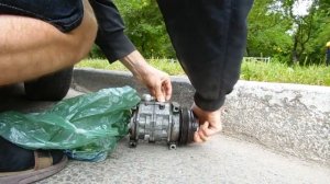 диагностика компрессора denso  447220-3393 на автомобиль suzuki liana M16A  2001