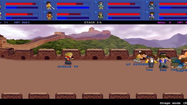 Little Fighter 2 - Stage 1 To 5 (Easy, 2 Players)