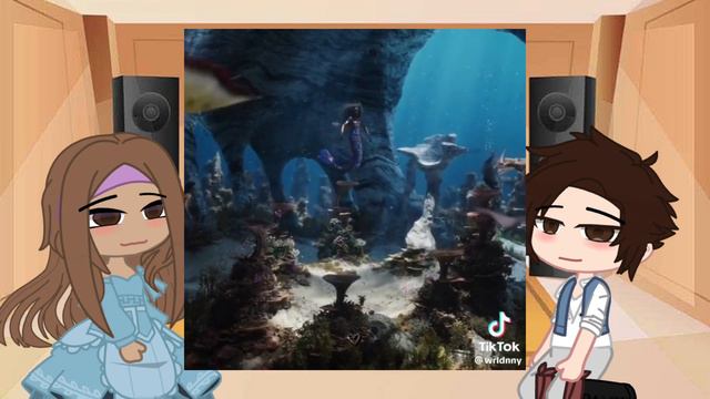 The Little Mermaid react tik tok's🌊 (Ariel and Eric) | ZzAthenna смотреть онлайн
