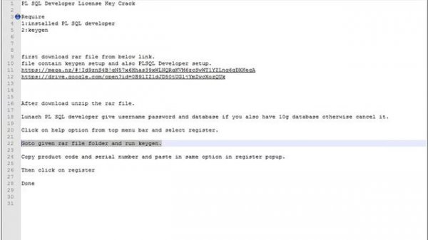 PL SQL Developer License Key Crack