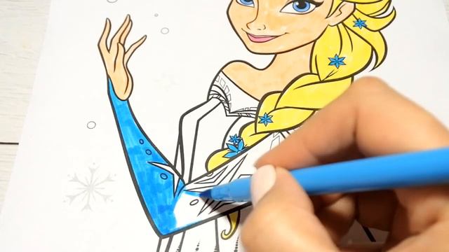 FROZEN 2 Elsa coloring Холодное сердце 2 Эльза раскраска смотреть онлайн