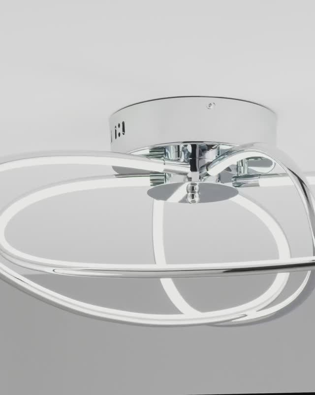 Светодиодная потолочная люстра с пультом Moderli V2781-CL Ello смотреть онлайн