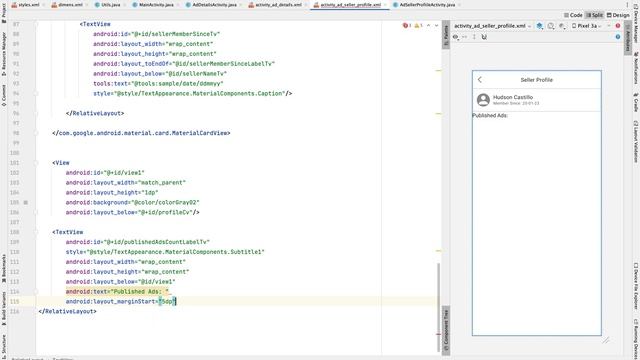 OLX Shopping | 13 Seller Profile | Android Studio | Java смотреть онлайн