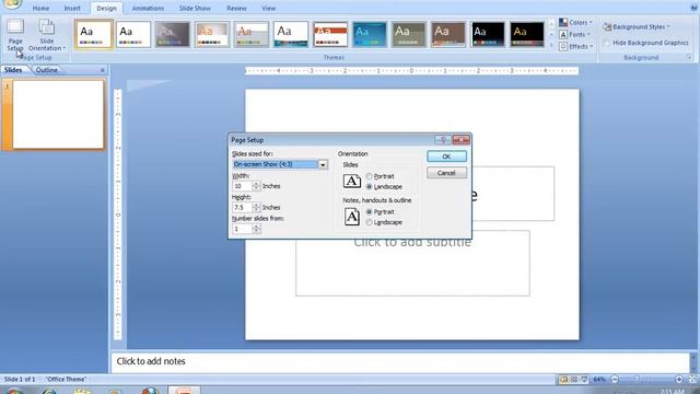 How to Change PowerPoint 2007 Aspect Ratio смотреть онлайн