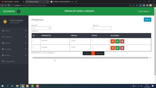 ✅Sistema de Ventas y Almacén en PHP y MySQL (Código Fuente + Config) смотреть онлайн