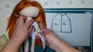 Как сделать выкройку куртки с капюшоном для текстильной куклы.Подробный МК.