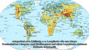 Как определять широту и долготу, географические координаты на карте. примеры