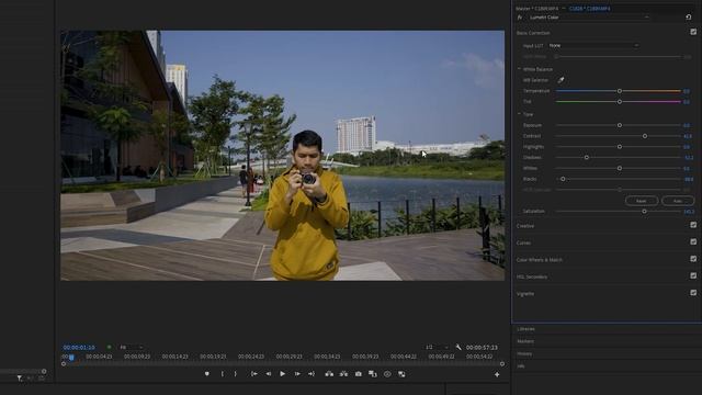sangat mudah color grading file S-log, F-Log, C-Log di premiere pro | sekali nonton langsung bisa смотреть онлайн