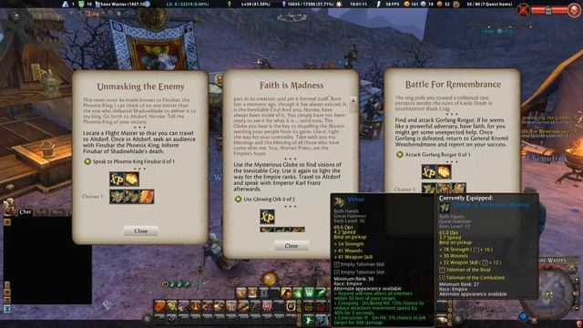 Warhammer Online: Return to Reckoning -T4 Epic quest rewards for all 3 factions for Warrior Priests смотреть онлайн