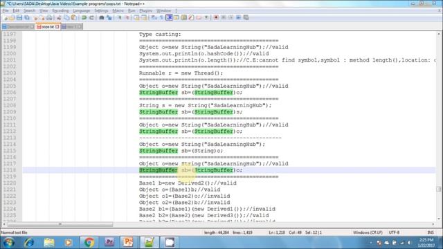 Lesson -10 : OOPS - Type Casting In java programming Language смотреть онлайн