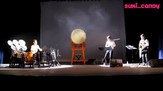 Japanese taiko drum Concert in kuwait 6 Nami (Ocean Waves) смотреть онлайн