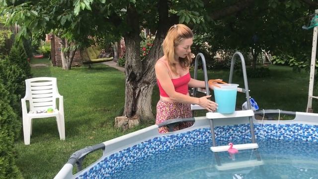 Каркасный бассейн и уход за ним летом