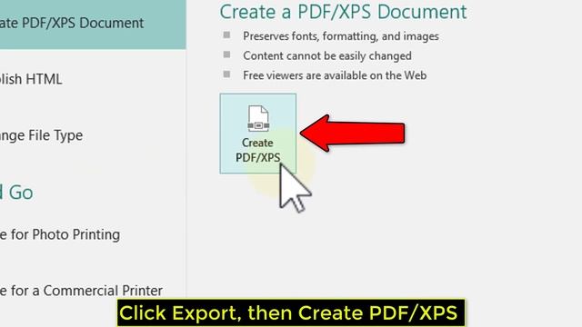 How to save / convert Publisher 2016 file .pub as PDF - Tutorial смотреть онлайн