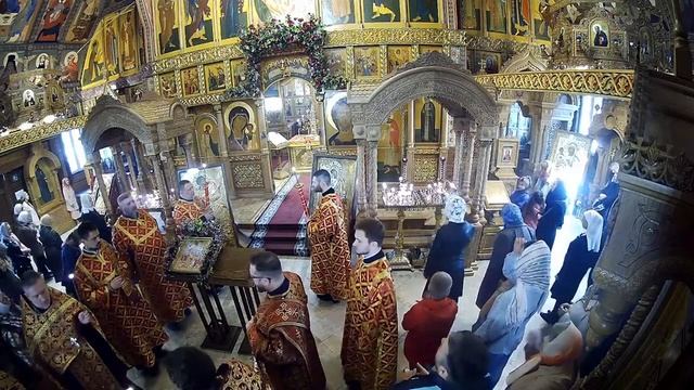 Служба 29 апреля 2023. Всенощное Бдение смотреть онлайн