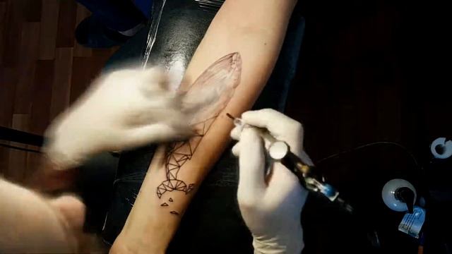 Tattoo by Tim Silence #1 Многогранный кит (TIMELAPSE) смотреть онлайн
