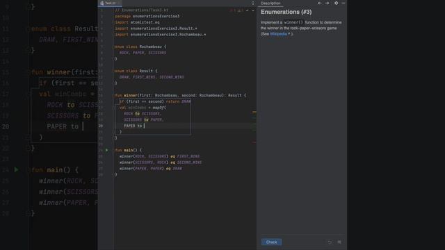 Kotlin - Rock Paper Scissors Game Programming смотреть онлайн