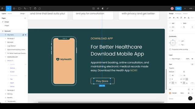 How to Create a Landing Page in Figma | Part II | Figma Tutorial смотреть онлайн