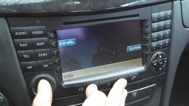 COMAND Инженерное меню в радио COMAND Мерседес е класс w211 смотреть онлайн