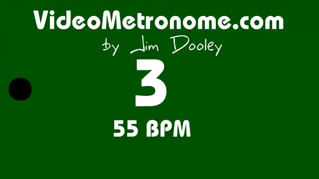 55 BPM Human Voice Metronome by Jim Dooley смотреть онлайн