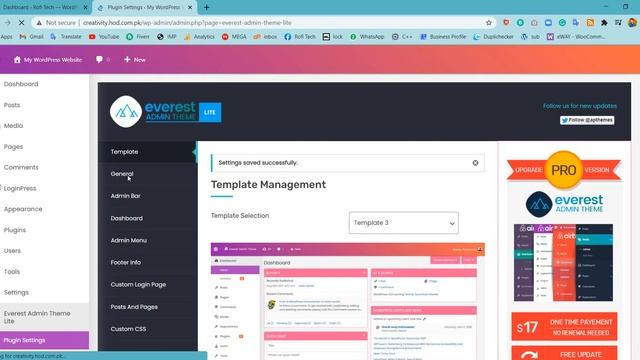How to customize WordPress website admin dashboard in 2021 | Rofi Tech смотреть онлайн