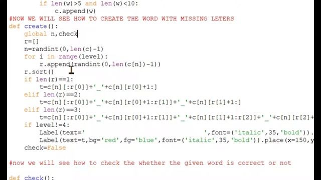 word game in python || by dinesh reddy || dinesh programming смотреть онлайн