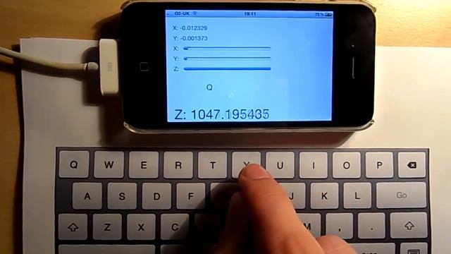 iPhone paper keyboard (prototype) смотреть онлайн