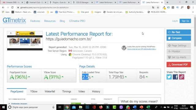 Otimização de Site Wordpress: Como Diminuir o Carregamento de Seu Site Passo a Passo смотреть онлайн