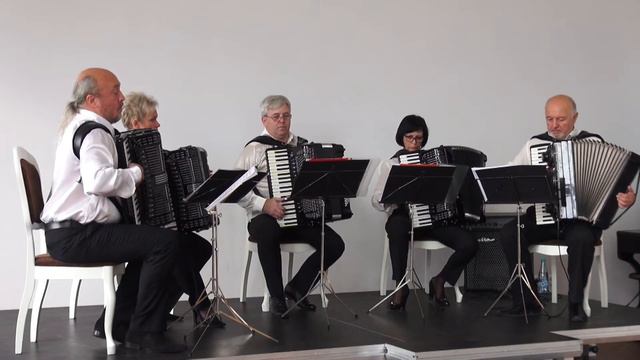 Prelude in A Minor, BWV 543 (J. S. Bach). "Excelsior" accordion quintet смотреть онлайн