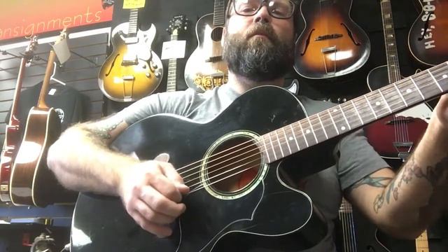 1990's Gibson EC-10 // Carbon Fiber Headstock Repair смотреть онлайн