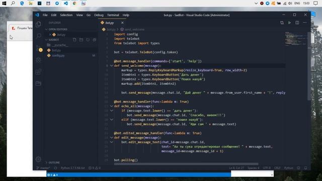 ДЕПЛОЙ БОТА ► Деплой Telegram Python бота на Heroku смотреть онлайн
