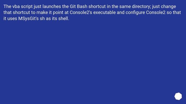 Git Bash Here in Console2? смотреть онлайн