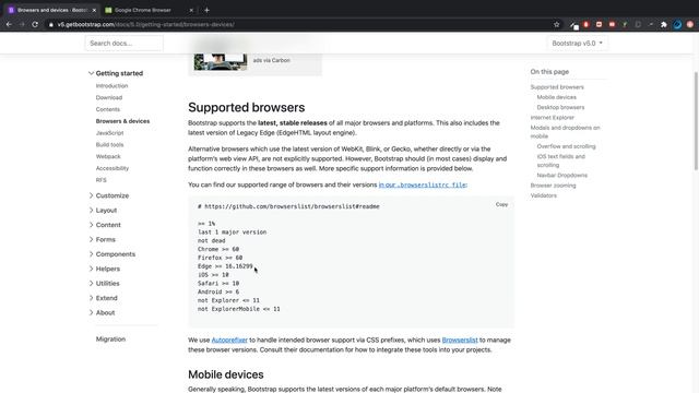 Bootstrap 5 Browser Compatibility - Bootstrap 5 Alpha Responsive Web Development and Design смотреть онлайн