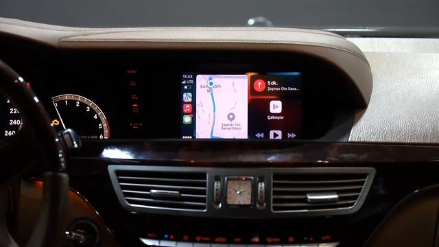 MERCEDES W221 CARPLAY VE ARKA EĞLENCE PAKETİ #CARPLAY #MERCEDES