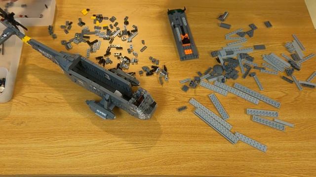 BRICKMANIA CUSTOM LEGO, SIKORSKY SH-3A SEA KING - ASW HELICOPTER, SPEED BUILD & REVIEW