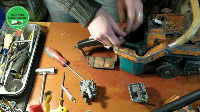 Ремонт советской бензопилы 1985 г.в.