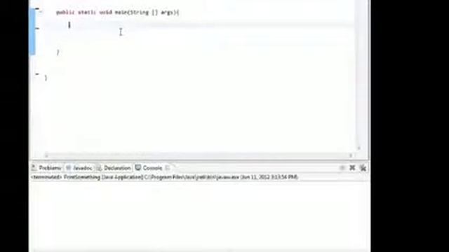 JAVA Programming Tutorial printing in console смотреть онлайн