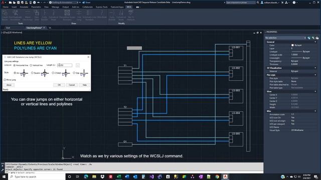 Line Jump 2022 App Demo ver: 2022.0.0.0 | AutoCAD 2022 смотреть онлайн