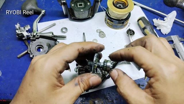 How to Repair RYOBI reel/ how to repair a broken reel смотреть онлайн