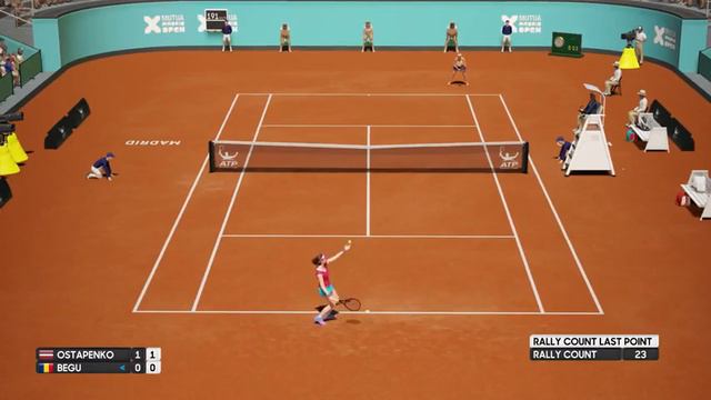 Jelena Ostapenko vs Irina-Camelia Begu - AO Tennis PS4 Gameplay смотреть онлайн