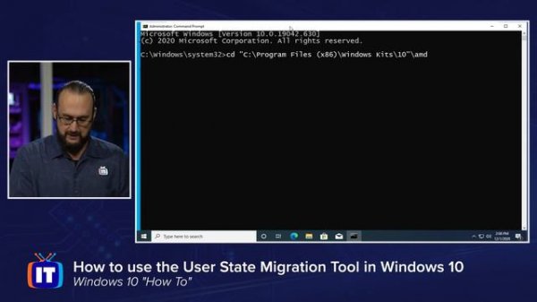How to use the User State Migration Tool (USMT) in Windows 10